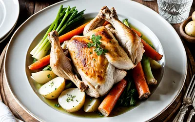 Recette Poule au Pot Traditionnelle Facile et Savoureuse