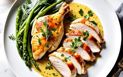 Recette facile de poulet à la sauce légère, saine et rapide