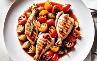 Recette facile de poulet à l'espagnole aux poivrons et épices
