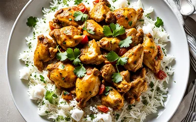 Recette rapide de poulet à l'indienne savoureuse et facile