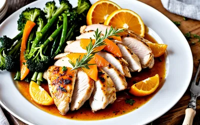 Recette facile de poulet à l'orange savoureux et rapide