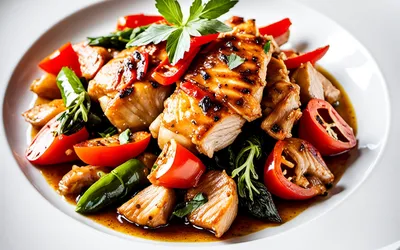 Recette facile de poulet à l'orientale aux épices et légumes