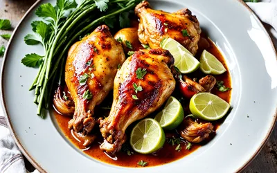 Photo de Recette de poulet antillais épicé aux saveurs créoles facile