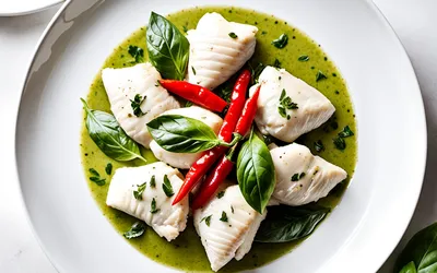 Recette facile de poulet au basilic et lait de coco - plat savoureux