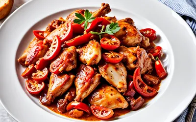 Recette rapide de poulet au chorizo savoureux et facile