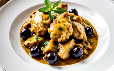 Poulet au curry et pruneaux fondants : recette facile et savoureuse