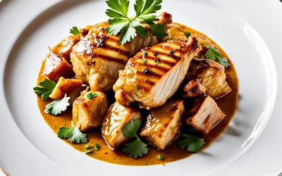 Recette facile de poulet au curry et miel fondant