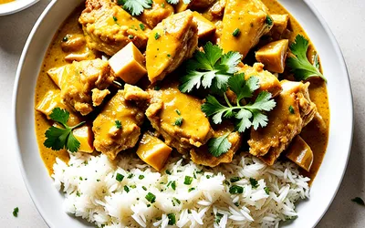 Photo de Recette facile de Poulet au curry Kai - Plat thaï savoureux