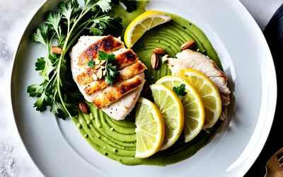 Recette facile de poulet aux amandes et avocat, plat sain et gourmand