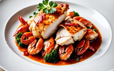 Recette de poulet aux écrevisses à la provençale, plat mijoté savoureux