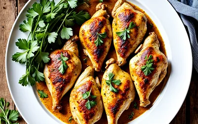 Recette facile de poulet aux épices d'Orient, savoureuse et parfumée