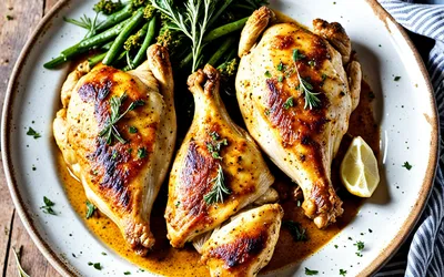 Recette facile de poulet aux épices savoureuses et parfumées