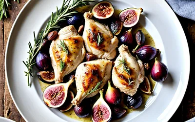 Poulet aux figues à la provençale : recette savoureuse et facile