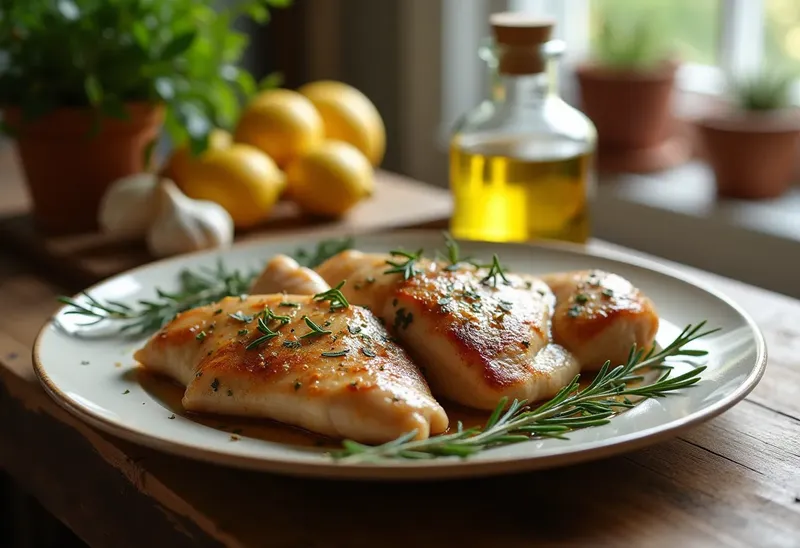 Poulet aux herbes fraîches : recette savoureuse et facile
