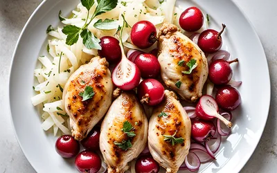 Recette facile de poulet aux litchis exotique et savoureuse