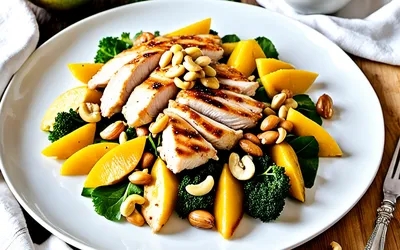 Poulet aux mangues et noix de cajou : recette exotique facile et rapide