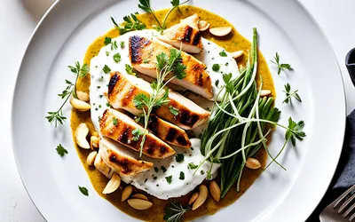 Recette facile de Poulet Cachemire aux épices et amandes grillées