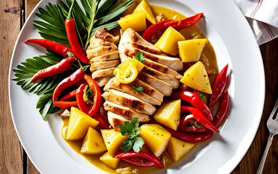 Recette facile de Poulet Calypso aux Saveurs Exotiques - Plat Antillais