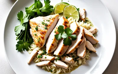 Poulet crémeux au lait de coco et citron vert - recette facile et rapide