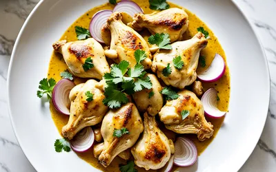 Recette facile de poulet au lait de coco crémeux et épicé