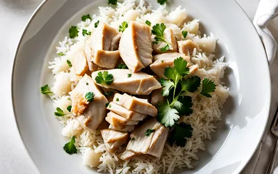 Recette facile de poulet au riz au lait de coco crémeux