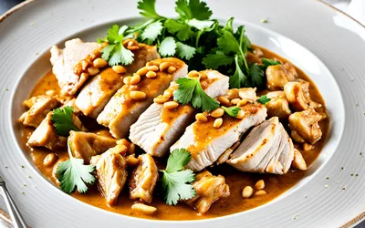 Recette facile de poulet crémeux aux arachides et épices