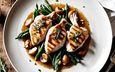 Recette facile de poulet à la sauce aux noisettes onctueuse et gourmande