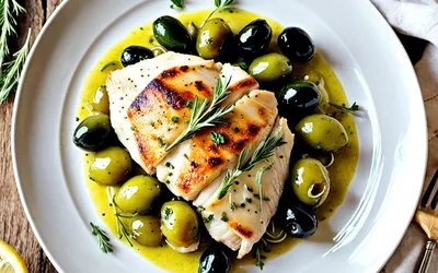 Poulet fondant au citron et olives vertes : recette facile et savoureuse