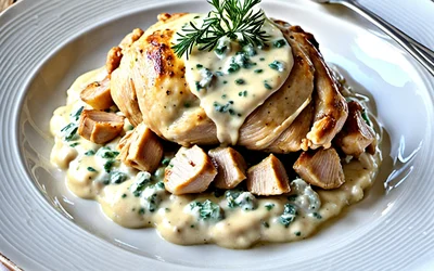 Poulet fondant au roquefort : recette gourmande et facile