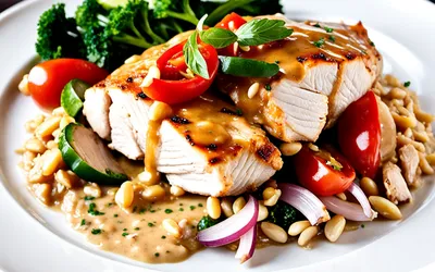 Recette facile de poulet fumé à la sauce arachide onctueuse