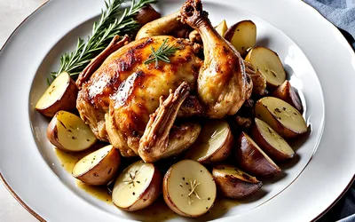 Image de la recette Poulet gueuleton gourmand : recette savoureuse et généreuse