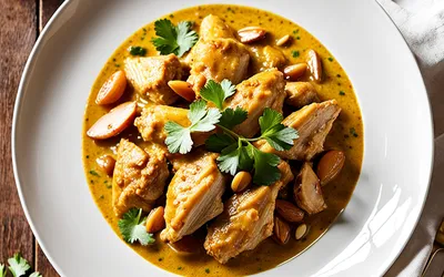 Photo de Recette facile de Poulet Korma Indien crémeux et parfumé