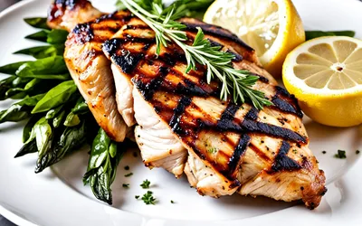 Photo de Poulet mariné grillé à la cannelle : recette facile et parfumée