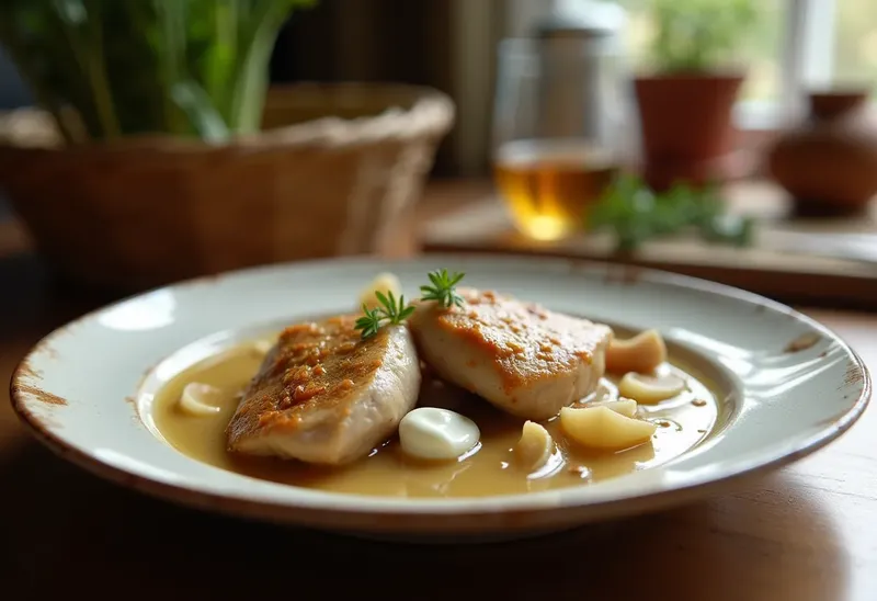 Poulet mijoté au cidre maison : recette savoureuse et facile