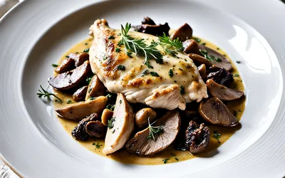 Recette traditionnelle de poulet au vin jaune et morilles facile