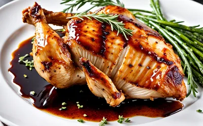 Recette facile de poulet rôti à l'érable et épices douces