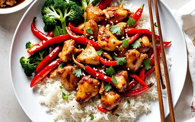 Recette facile de poulet sauté à la chinoise rapide et savoureuse