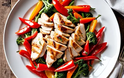 Recette facile de poulet sauté aux légumes croquants