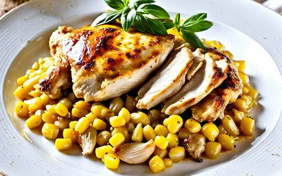 Recette facile de poulet au maïs doux, plat rapide et savoureux