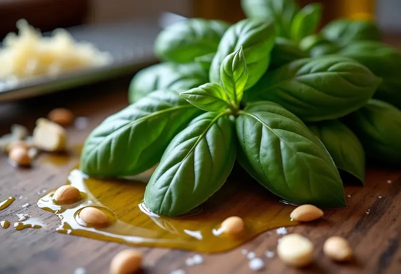Préparation au basilic maison pour sublimer viandes, pâtes et plus