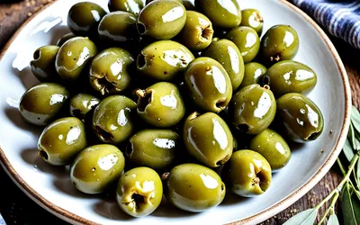Recette facile d'olives vertes marinées maison