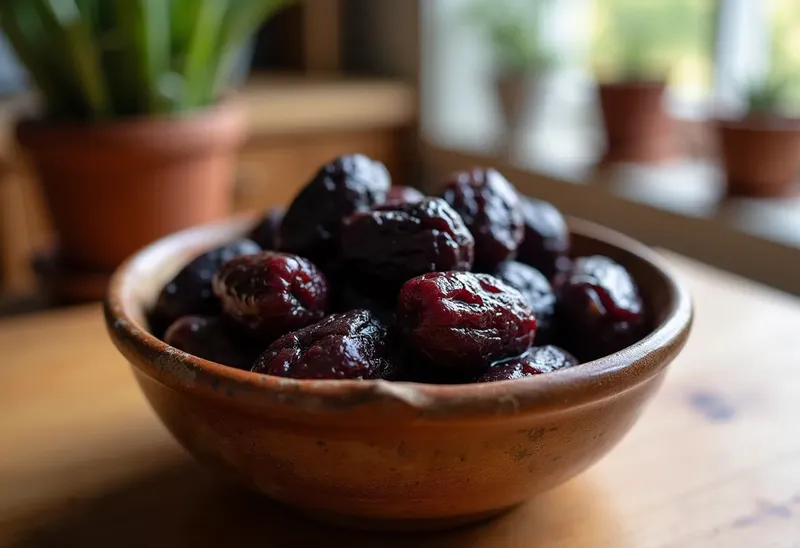 Prunes à l'aigre-doux : recette facile et savoureuse de prunes au vinaigre