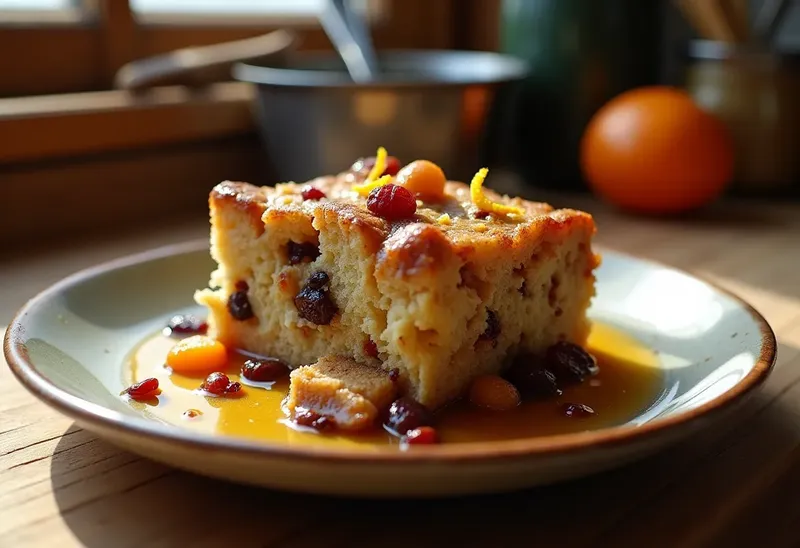 Pudding de Noël traditionnel gourmand pour une personne