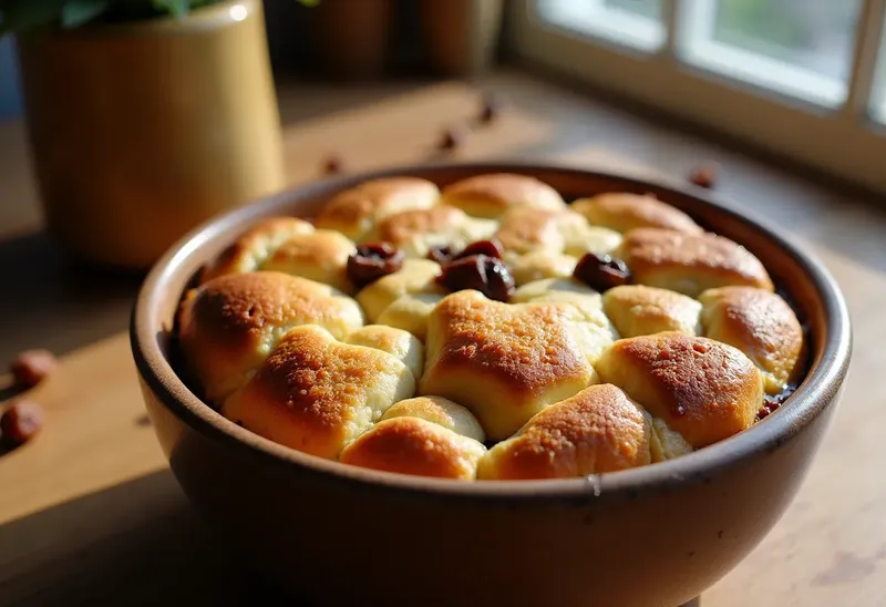 Pudding gourmand au pain d'épices : dessert réconfortant et facile