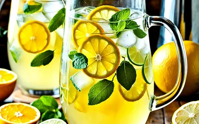 Photo de Recette facile de punch antillais traditionnel - cocktail rafraîchissant au rhum