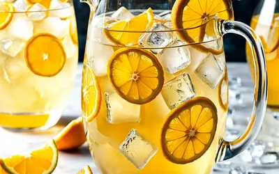 Recette facile de punch au champagne et vin blanc pour un apéritif festif