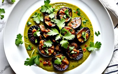 Purée d'aubergine épicée façon Penjab : recette traditionnelle indienne