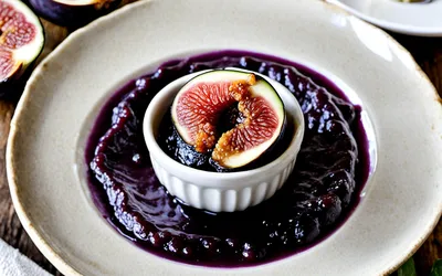 Purée de figues maison pour accompagner le foie gras - recette facile et gourmande