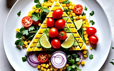 Pyramide Aztèque au Carré Frais : Recette Fraîcheur et Croquante