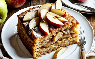 Recette facile de quatre-quarts caramélisé aux pommes fondantes